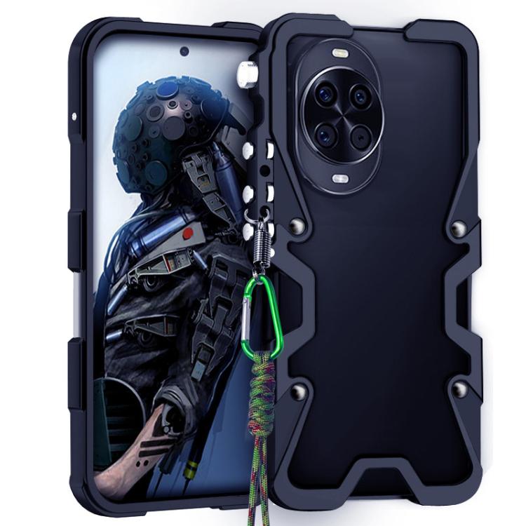 Trigger Design Hollow Metal Frame Phone Case with Lanyard, For Huawei nova 16 Ultra, For Huawei nova 16 Pro, For Huawei nova 16z, For Huawei nova 16, For Huawei Pura 90 Pro Max, For Huawei Pura 90 Pro, For Huawei Pura 90, For Huawei nova 15 Ultra      ...