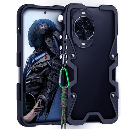 Trigger Design Hollow Metal Frame Phone Case with Lanyard, For Huawei nova 16 Ultra, For Huawei nova 16 Pro, For Huawei nova 16z, For Huawei nova 16, For Huawei Pura 90 Pro Max, For Huawei Pura 90 Pro, For Huawei Pura 90, For Huawei nova 15 Ultra      ...