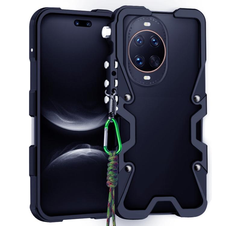 Trigger Design Hollow Metal Frame Phone Case with Lanyard, For Huawei nova 16 Ultra, For Huawei nova 16 Pro, For Huawei nova 16z, For Huawei nova 16, For Huawei Pura 90 Pro Max, For Huawei Pura 90 Pro, For Huawei Pura 90, For Huawei nova 15 Ultra      ...