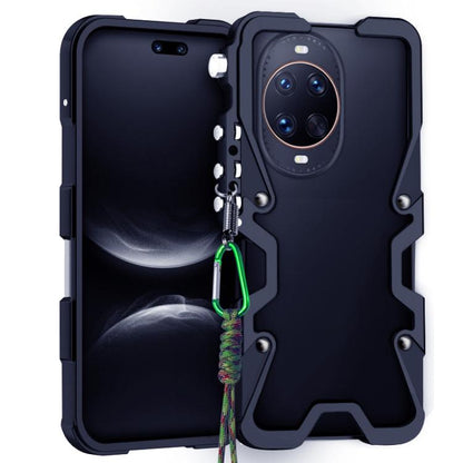 Trigger Design Hollow Metal Frame Phone Case with Lanyard, For Huawei nova 16 Ultra, For Huawei nova 16 Pro, For Huawei nova 16z, For Huawei nova 16, For Huawei Pura 90 Pro Max, For Huawei Pura 90 Pro, For Huawei Pura 90, For Huawei nova 15 Ultra      ...
