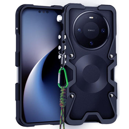 Trigger Design Hollow Metal Frame Phone Case with Lanyard, For Huawei nova 16 Ultra, For Huawei nova 16 Pro, For Huawei nova 16z, For Huawei nova 16, For Huawei Pura 90 Pro Max, For Huawei Pura 90 Pro, For Huawei Pura 90, For Huawei nova 15 Ultra      ...