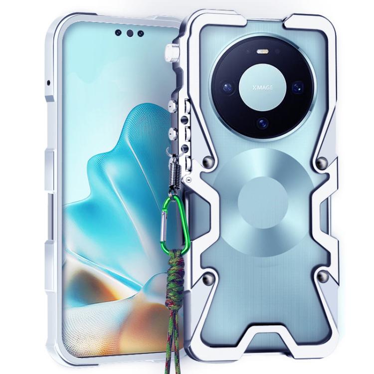 Trigger Design Hollow Metal Frame Phone Case with Lanyard, For Huawei nova 16 Ultra, For Huawei nova 16 Pro, For Huawei nova 16z, For Huawei nova 16, For Huawei Pura 90 Pro Max, For Huawei Pura 90 Pro, For Huawei Pura 90, For Huawei nova 15 Ultra      ...