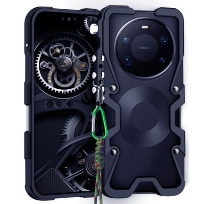 Trigger Design Hollow Metal Frame Phone Case with Lanyard, For Huawei nova 16 Ultra, For Huawei nova 16 Pro, For Huawei nova 16z, For Huawei nova 16, For Huawei Pura 90 Pro Max, For Huawei Pura 90 Pro, For Huawei Pura 90, For Huawei nova 15 Ultra      ...