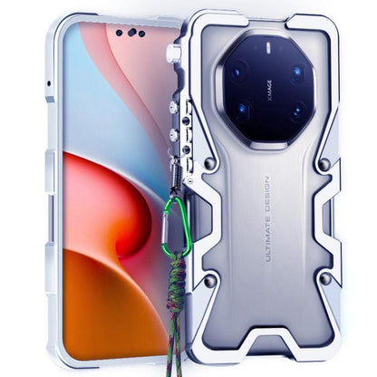 Trigger Design Hollow Metal Frame Phone Case with Lanyard, For Huawei nova 16 Ultra, For Huawei nova 16 Pro, For Huawei nova 16z, For Huawei nova 16, For Huawei Pura 90 Pro Max, For Huawei Pura 90 Pro, For Huawei Pura 90, For Huawei nova 15 Ultra      ...