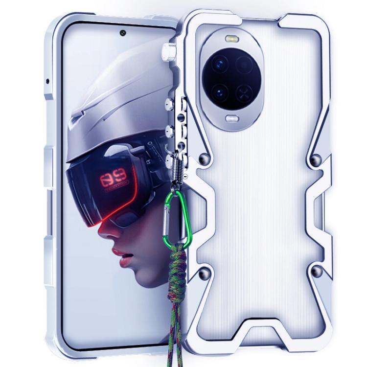 Trigger Design Hollow Metal Frame Phone Case with Lanyard, For Huawei nova 16 Ultra, For Huawei nova 16 Pro, For Huawei nova 16z, For Huawei nova 16, For Huawei Pura 90 Pro Max, For Huawei Pura 90 Pro, For Huawei Pura 90, For Huawei nova 15 Ultra      ...