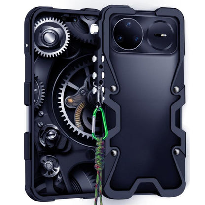 Trigger Design Hollow Metal Frame Phone Case with Lanyard, For Huawei nova 16 Ultra, For Huawei nova 16 Pro, For Huawei nova 16z, For Huawei nova 16, For Huawei Pura 90 Pro Max, For Huawei Pura 90 Pro, For Huawei Pura 90, For Huawei nova 15 Ultra      ...