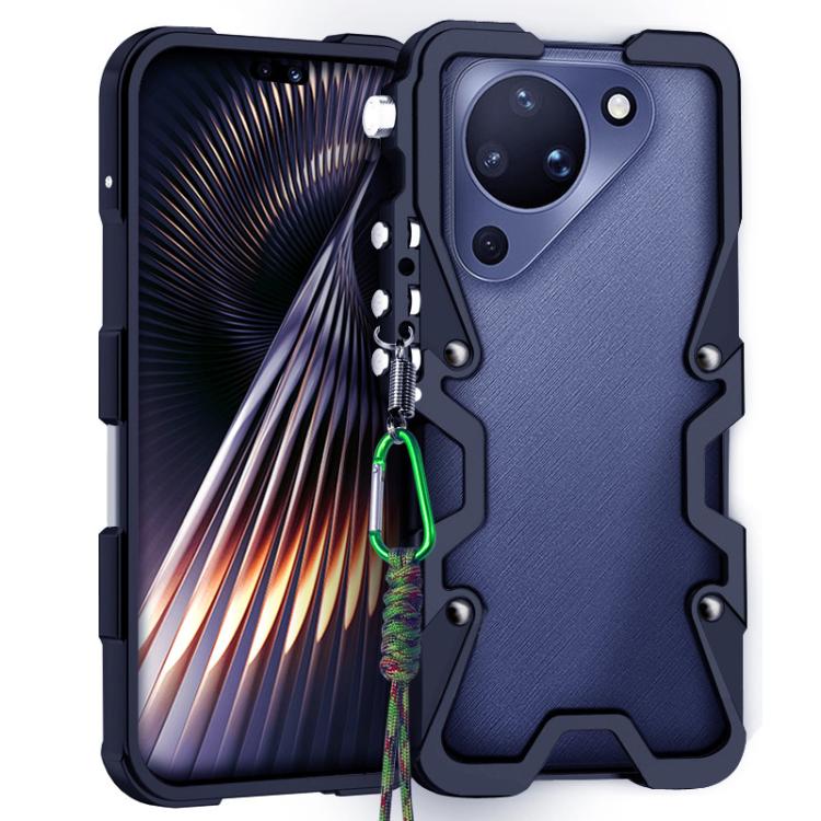 Trigger Design Hollow Metal Frame Phone Case with Lanyard, For Huawei nova 16 Ultra, For Huawei nova 16 Pro, For Huawei nova 16z, For Huawei nova 16, For Huawei Pura 90 Pro Max, For Huawei Pura 90 Pro, For Huawei Pura 90, For Huawei nova 15 Ultra      ...