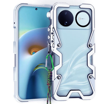 Trigger Design Hollow Metal Frame Phone Case with Lanyard, For Huawei nova 16 Ultra, For Huawei nova 16 Pro, For Huawei nova 16z, For Huawei nova 16, For Huawei Pura 90 Pro Max, For Huawei Pura 90 Pro, For Huawei Pura 90, For Huawei nova 15 Ultra      ...