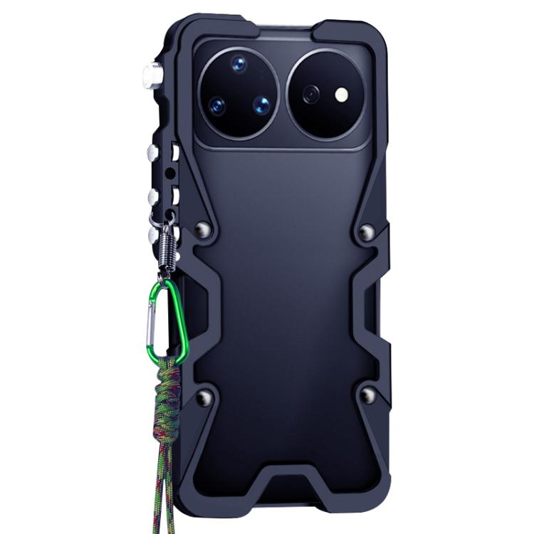 Trigger Design Hollow Metal Frame Phone Case with Lanyard, For Huawei nova 16 Ultra, For Huawei nova 16 Pro, For Huawei nova 16z, For Huawei nova 16, For Huawei Pura 90 Pro Max, For Huawei Pura 90 Pro, For Huawei Pura 90, For Huawei nova 15 Ultra      ...