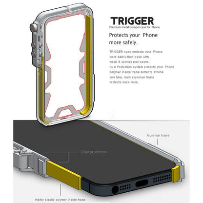Trigger Design Hollow Metal Frame Phone Case with Lanyard, For Huawei nova 16 Ultra, For Huawei nova 16 Pro, For Huawei nova 16z, For Huawei nova 16, For Huawei Pura 90 Pro Max, For Huawei Pura 90 Pro, For Huawei Pura 90, For Huawei nova 15 Ultra      ...