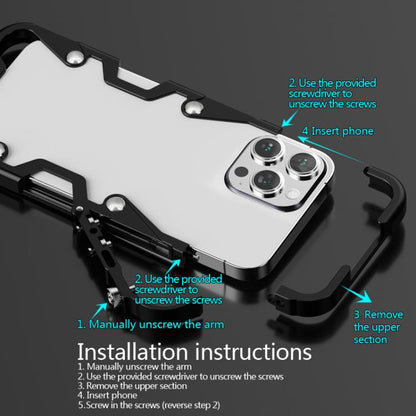 Trigger Design Hollow Metal Frame Phone Case with Lanyard, For Huawei nova 16 Ultra, For Huawei nova 16 Pro, For Huawei nova 16z, For Huawei nova 16, For Huawei Pura 90 Pro Max, For Huawei Pura 90 Pro, For Huawei Pura 90, For Huawei nova 15 Ultra      ...