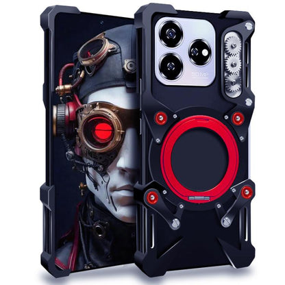 Rotating Bracket Hollow Metal Phone Case with Lanyard, For ZTE nubia RedMagic 11 Pro, For ZTE nubia RedMagic 11 Air, For ZTE nubia Z80 Ultra, For ZTE nubia RedMagic 10 Pro, For ZTE nubia RedMagic 10 Air, For ZTE nubia Z70 Ultra, For ZTE nubia Z60S Pro ...