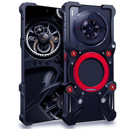 Rotating Bracket Hollow Metal Phone Case with Lanyard, For ZTE nubia RedMagic 11 Pro, For ZTE nubia RedMagic 11 Air, For ZTE nubia Z80 Ultra, For ZTE nubia RedMagic 10 Pro, For ZTE nubia RedMagic 10 Air, For ZTE nubia Z70 Ultra, For ZTE nubia Z60S Pro ...