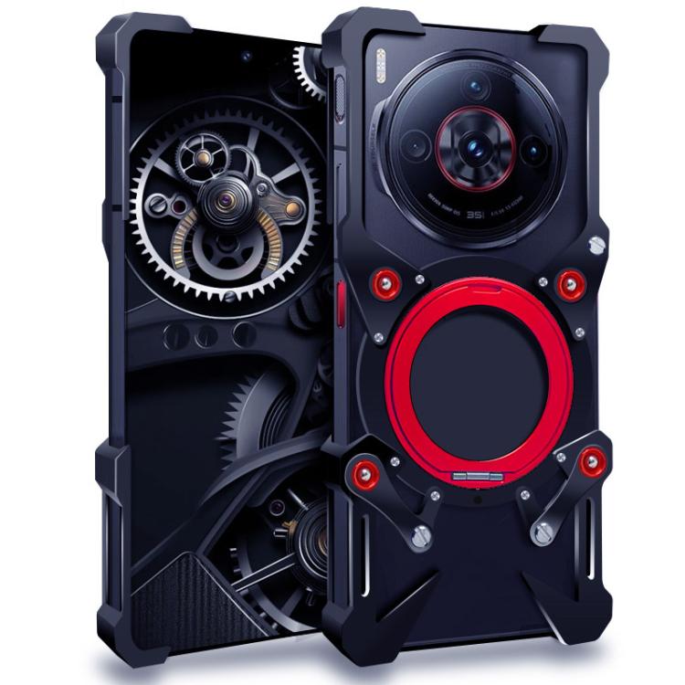 Rotating Bracket Hollow Metal Phone Case with Lanyard, For ZTE nubia RedMagic 11 Pro, For ZTE nubia RedMagic 11 Air, For ZTE nubia Z80 Ultra, For ZTE nubia RedMagic 10 Pro, For ZTE nubia RedMagic 10 Air, For ZTE nubia Z70 Ultra, For ZTE nubia Z60S Pro ...