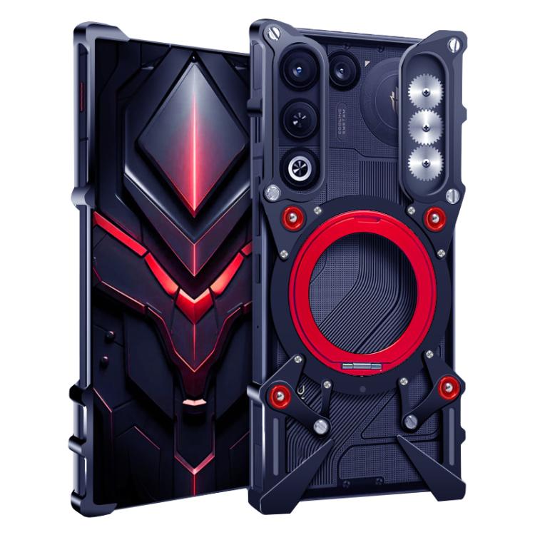 Rotating Bracket Hollow Metal Phone Case with Lanyard, For ZTE nubia RedMagic 11 Pro, For ZTE nubia RedMagic 11 Air, For ZTE nubia Z80 Ultra, For ZTE nubia RedMagic 10 Pro, For ZTE nubia RedMagic 10 Air, For ZTE nubia Z70 Ultra, For ZTE nubia Z60S Pro ...
