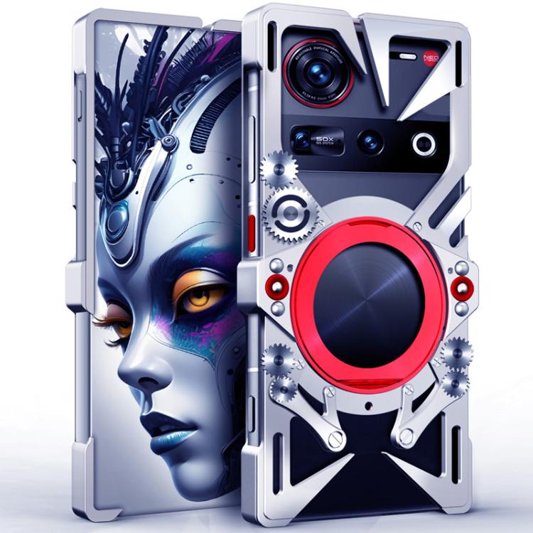 Rotating Bracket Hollow Metal Phone Case with Lanyard, For ZTE nubia RedMagic 11 Pro, For ZTE nubia RedMagic 11 Air, For ZTE nubia Z80 Ultra, For ZTE nubia RedMagic 10 Pro, For ZTE nubia RedMagic 10 Air, For ZTE nubia Z70 Ultra, For ZTE nubia Z60S Pro ...