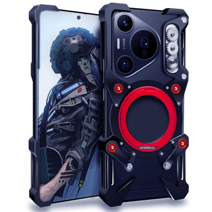 Rotating Bracket Hollow Metal Phone Case with Lanyard, For Huawei nova 16 SE, For Huawei nova 16 Ultra, For Huawei nova 16 Pro, For Huawei nova 16z, For Huawei nova 16, For Huawei Pura 90 Pro Max, For Huawei Pura 90 Pro, For Huawei Pura 90             ...