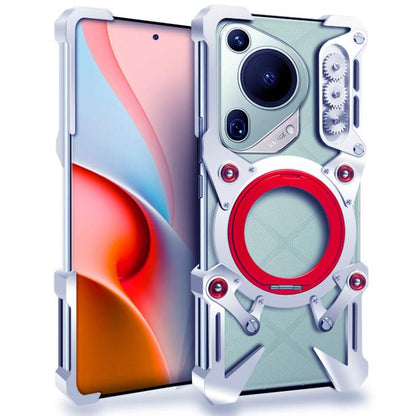 Rotating Bracket Hollow Metal Phone Case with Lanyard, For Huawei nova 16 SE, For Huawei nova 16 Ultra, For Huawei nova 16 Pro, For Huawei nova 16z, For Huawei nova 16, For Huawei Pura 90 Pro Max, For Huawei Pura 90 Pro, For Huawei Pura 90             ...