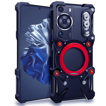Rotating Bracket Hollow Metal Phone Case with Lanyard, For Huawei nova 16 SE, For Huawei nova 16 Ultra, For Huawei nova 16 Pro, For Huawei nova 16z, For Huawei nova 16, For Huawei Pura 90 Pro Max, For Huawei Pura 90 Pro, For Huawei Pura 90             ...