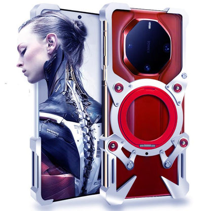 Rotating Bracket Hollow Metal Phone Case with Lanyard, For Huawei nova 16 SE, For Huawei nova 16 Ultra, For Huawei nova 16 Pro, For Huawei nova 16z, For Huawei nova 16, For Huawei Pura 90 Pro Max, For Huawei Pura 90 Pro, For Huawei Pura 90             ...