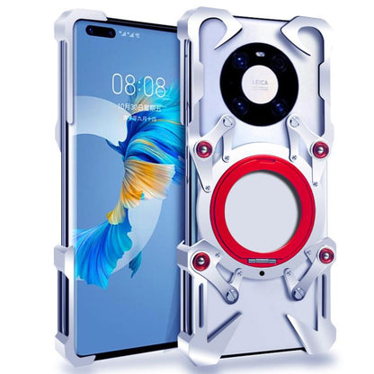 Rotating Bracket Hollow Metal Phone Case with Lanyard, For Huawei nova 16 SE, For Huawei nova 16 Ultra, For Huawei nova 16 Pro, For Huawei nova 16z, For Huawei nova 16, For Huawei Pura 90 Pro Max, For Huawei Pura 90 Pro, For Huawei Pura 90             ...