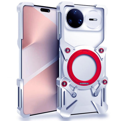 Rotating Bracket Hollow Metal Phone Case with Lanyard, For Huawei nova 16 SE, For Huawei nova 16 Ultra, For Huawei nova 16 Pro, For Huawei nova 16z, For Huawei nova 16, For Huawei Pura 90 Pro Max, For Huawei Pura 90 Pro, For Huawei Pura 90             ...