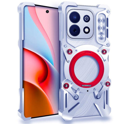 Rotating Bracket Hollow Metal Phone Case with Lanyard, For Huawei nova 16 SE, For Huawei nova 16 Ultra, For Huawei nova 16 Pro, For Huawei nova 16z, For Huawei nova 16, For Huawei Pura 90 Pro Max, For Huawei Pura 90 Pro, For Huawei Pura 90             ...