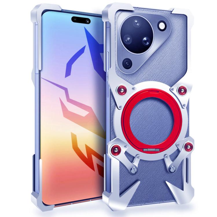 Rotating Bracket Hollow Metal Phone Case with Lanyard, For Huawei nova 16 SE, For Huawei nova 16 Ultra, For Huawei nova 16 Pro, For Huawei nova 16z, For Huawei nova 16, For Huawei Pura 90 Pro Max, For Huawei Pura 90 Pro, For Huawei Pura 90             ...