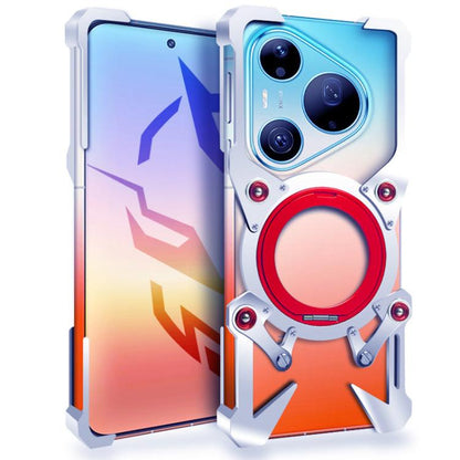 Rotating Bracket Hollow Metal Phone Case with Lanyard, For Huawei nova 16 SE, For Huawei nova 16 Ultra, For Huawei nova 16 Pro, For Huawei nova 16z, For Huawei nova 16, For Huawei Pura 90 Pro Max, For Huawei Pura 90 Pro, For Huawei Pura 90             ...