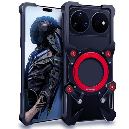 Rotating Bracket Hollow Metal Phone Case with Lanyard, For Huawei nova 16 SE, For Huawei nova 16 Ultra, For Huawei nova 16 Pro, For Huawei nova 16z, For Huawei nova 16, For Huawei Pura 90 Pro Max, For Huawei Pura 90 Pro, For Huawei Pura 90             ...