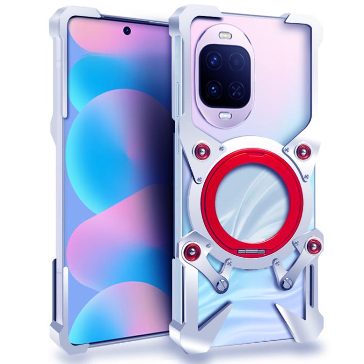 Rotating Bracket Hollow Metal Phone Case with Lanyard, For Huawei nova 16 SE, For Huawei nova 16 Ultra, For Huawei nova 16 Pro, For Huawei nova 16z, For Huawei nova 16, For Huawei Pura 90 Pro Max, For Huawei Pura 90 Pro, For Huawei Pura 90             ...