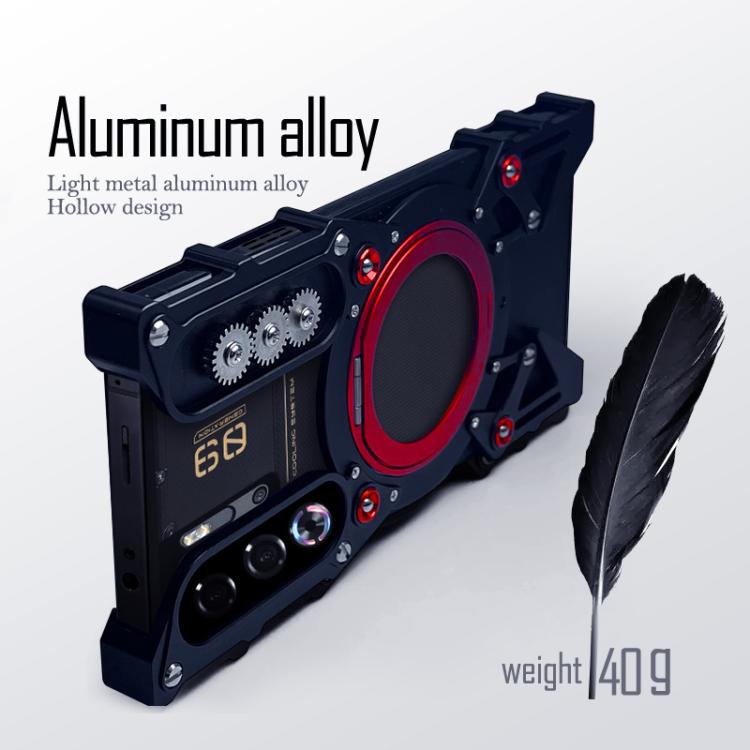 Rotating Bracket Hollow Metal Phone Case with Lanyard, For Xiaomi 12 Pro / 12S Pro