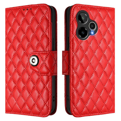 Rhombic Texture Flip Leather Phone Case with Lanyard, For AT&T Verge 2