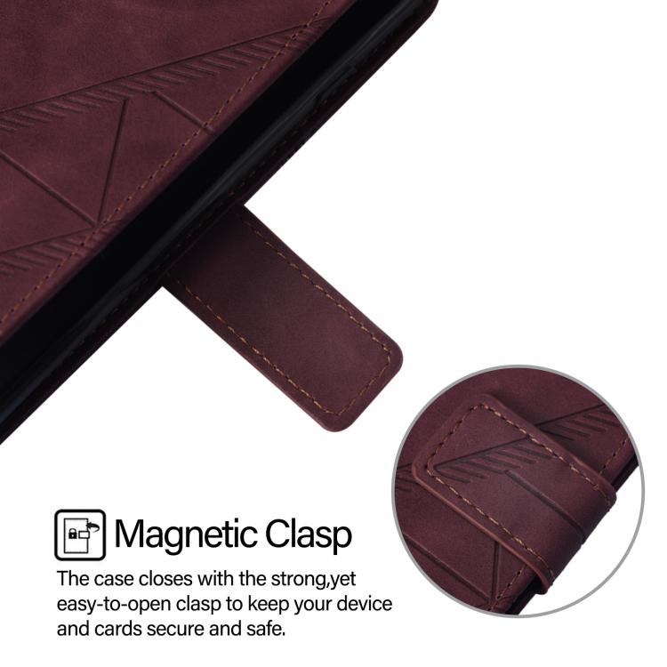 Crossbody 3D Embossed Flip Leather Phone Case, For Cricket Icon Plus 2026 / Icon 7 5G
