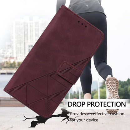 Crossbody 3D Embossed Flip Leather Phone Case, For Cricket Icon Plus 2026 / Icon 7 5G