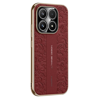 Cloud Dragon Pattern Plain Leather PC Phone Case, For Xiaomi 17 Pro Max, For Xiaomi 17 Pro, For Xiaomi 17