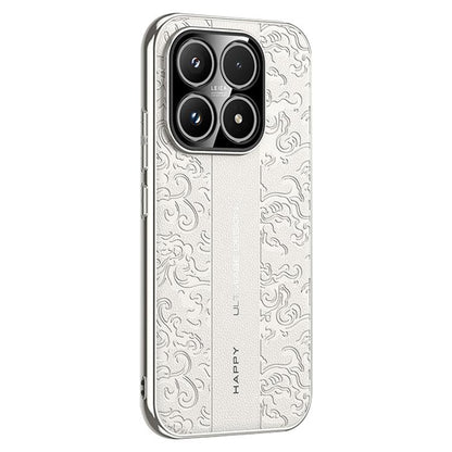 Cloud Dragon Pattern Plain Leather PC Phone Case, For Xiaomi 17 Pro Max, For Xiaomi 17 Pro, For Xiaomi 17