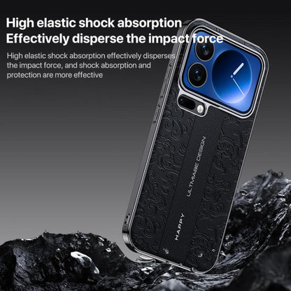 Cloud Dragon Pattern Plain Leather PC Phone Case, For Xiaomi 17 Pro Max, For Xiaomi 17 Pro, For Xiaomi 17