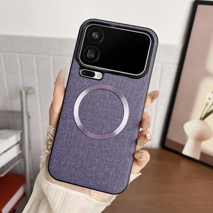 CD Magsafe Magnetic Cloth Texture Phone Case, For Xiaomi 17T Pro, For Redmi Turbo 5 Max / Poco X8 Pro Max 5G, For Xiaomi 17 Pro Max, For Xiaomi 15T Pro, For Xiaomi 15T