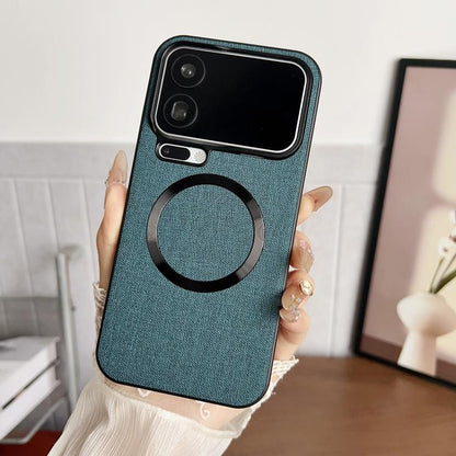 CD Magsafe Magnetic Cloth Texture Phone Case, For Xiaomi 17T Pro, For Redmi Turbo 5 Max / Poco X8 Pro Max 5G, For Xiaomi 17 Pro Max, For Xiaomi 15T Pro, For Xiaomi 15T