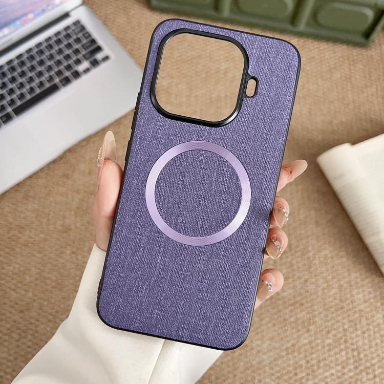 CD Magsafe Magnetic Cloth Texture Phone Case, For Xiaomi 17T Pro, For Redmi Turbo 5 Max / Poco X8 Pro Max 5G, For Xiaomi 17 Pro Max, For Xiaomi 15T Pro, For Xiaomi 15T