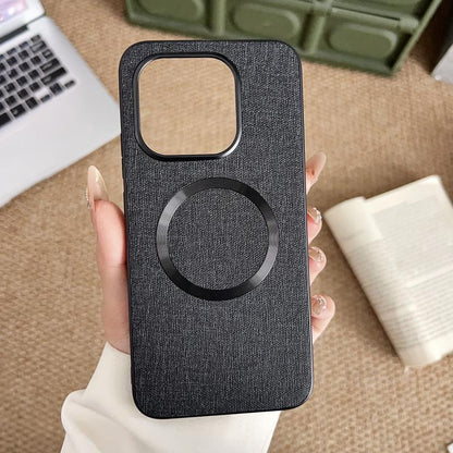 CD Magsafe Magnetic Cloth Texture Phone Case, For Xiaomi 17T Pro, For Redmi Turbo 5 Max / Poco X8 Pro Max 5G, For Xiaomi 17 Pro Max, For Xiaomi 15T Pro, For Xiaomi 15T