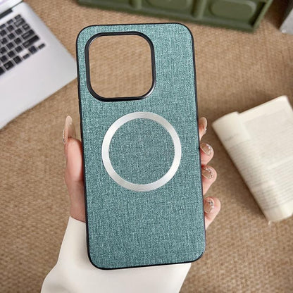 CD Magsafe Magnetic Cloth Texture Phone Case, For Xiaomi 17T Pro, For Redmi Turbo 5 Max / Poco X8 Pro Max 5G, For Xiaomi 17 Pro Max, For Xiaomi 15T Pro, For Xiaomi 15T