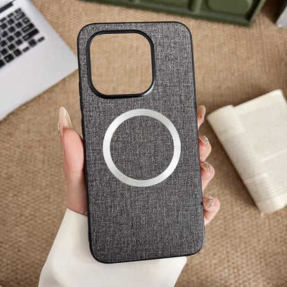 CD Magsafe Magnetic Cloth Texture Phone Case, For Xiaomi 17T Pro, For Redmi Turbo 5 Max / Poco X8 Pro Max 5G, For Xiaomi 17 Pro Max, For Xiaomi 15T Pro, For Xiaomi 15T