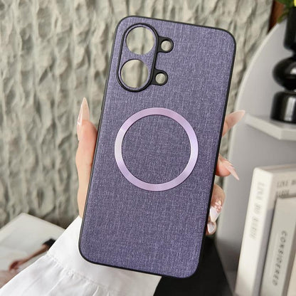 CD Magsafe Magnetic Cloth Texture Phone Case, For Xiaomi 17T Pro, For Redmi Turbo 5 Max / Poco X8 Pro Max 5G, For Xiaomi 17 Pro Max, For Xiaomi 15T Pro, For Xiaomi 15T