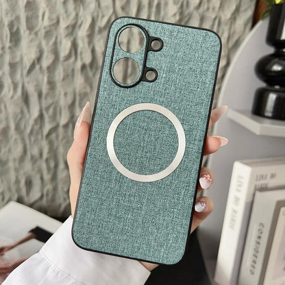 CD Magsafe Magnetic Cloth Texture Phone Case, For Xiaomi 17T Pro, For Redmi Turbo 5 Max / Poco X8 Pro Max 5G, For Xiaomi 17 Pro Max, For Xiaomi 15T Pro, For Xiaomi 15T