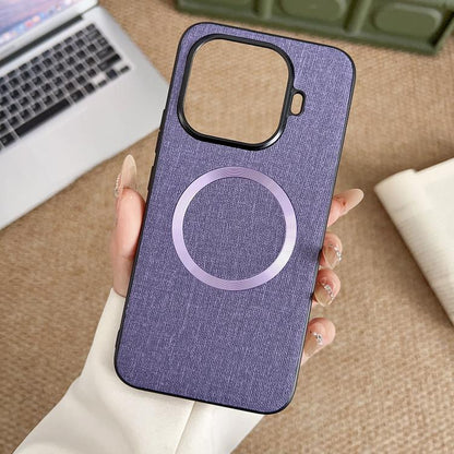 CD Magsafe Magnetic Cloth Texture Phone Case, For Xiaomi 17T Pro, For Redmi Turbo 5 Max / Poco X8 Pro Max 5G, For Xiaomi 17 Pro Max, For Xiaomi 15T Pro, For Xiaomi 15T