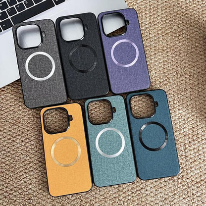 CD Magsafe Magnetic Cloth Texture Phone Case, For Xiaomi 17T Pro, For Redmi Turbo 5 Max / Poco X8 Pro Max 5G, For Xiaomi 17 Pro Max, For Xiaomi 15T Pro, For Xiaomi 15T