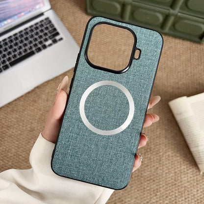 CD Magsafe Magnetic Cloth Texture Phone Case, For Xiaomi 17T Pro, For Redmi Turbo 5 Max / Poco X8 Pro Max 5G, For Xiaomi 17 Pro Max, For Xiaomi 15T Pro, For Xiaomi 15T