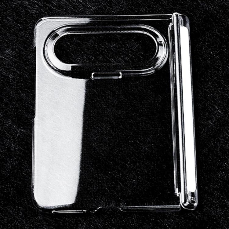 Transparent PC Axis Shockproof Phone Case, For Huawei Pura X Max, For Huawei Pura X